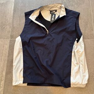 Ping Navy and Gray Weatherproof Vest NWT